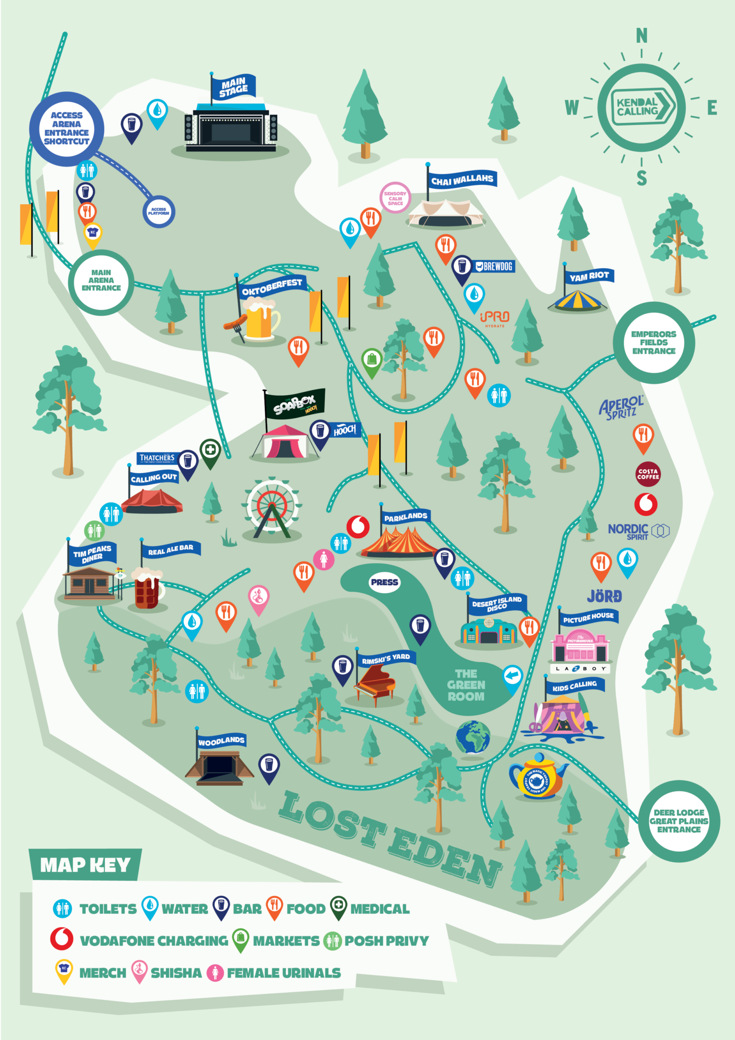 2023 Map Revealed! Kendal Calling